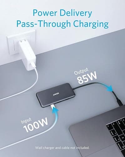 Anker USB C Hub, 7in1 Multi-Port USBC Hub with 4K HDMI, 85W PD, USB-C and 2 USB-A 5Gbps Data Ports, microSD and SD Card Reader, for MacBook Air, MacBook Pro, XPS, and More (Charger not Included) thumbnail 3