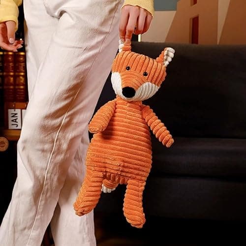 Xshelley 10 Inches Orange Fox Plush Toy,Stuffed Animal Plushie Pillow,Kawaii Soft Hug Fabric and Stuffing -Toy Gift for Boys and Girls thumbnail 5
