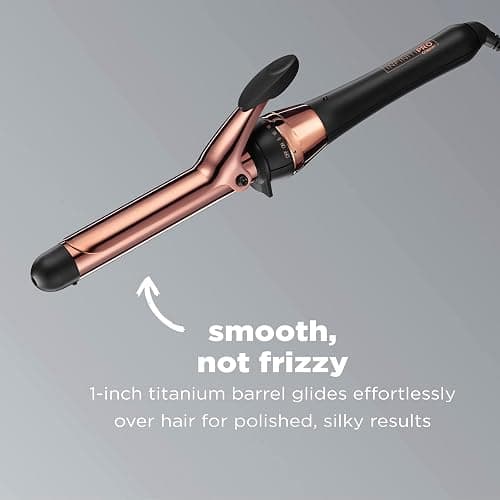 CONAIR INFINITIPRO Rose Gold Titanium 1-Inch Curling Iron, 1-inch barrel produces classic curls – for use on short, medium, and long hair thumbnail 2