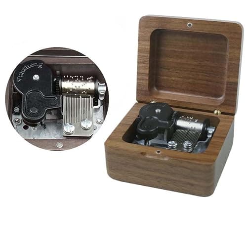 Sinzyo The Legend of Zelda Music Box Vintage Musical Boxs Gift for Birthday Valentine's Day Christmas Day(Walnut Wooden Box) - Image 1