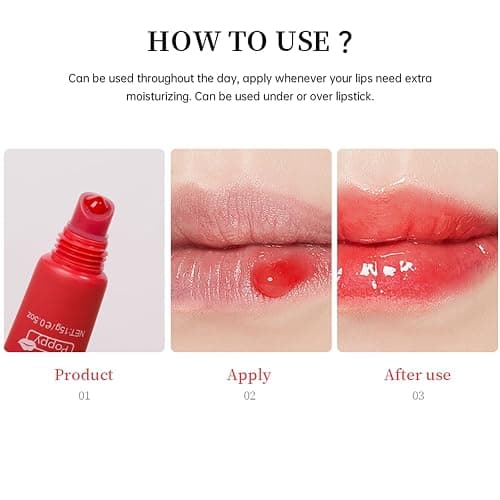 Riroenst 3 Color Hydrating Lip Gloss Set, High Shine Plumping Butter Balm, Glass Finish Glow Oil, Natural Jelly Tint for Women thumbnail 8