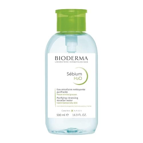 Bioderma - Sébium H2O - Micellar Water - Facial Cleanser and Makeup Remover - Face Cleanser for Combination to Oily Skin - Image 1