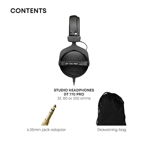 beyerdynamic DT 770 PRO Studio Headphones - 250 Ohm thumbnail 10
