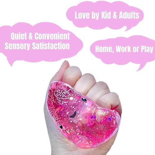 Kiedle Cloud Stress Ball - Nice Sensory Squishy Squeeze Cute Fidget Toy with Slow Rise Squish - 3" Cloud thumbnail 6