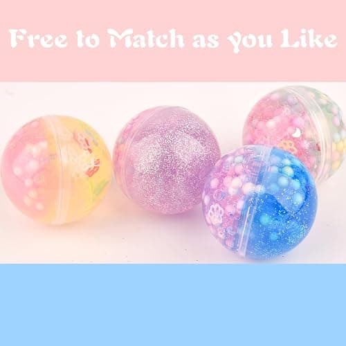 Pink Jelly Crunchy Cat's Paw Slime,Super Soft and Non-Sticky, Great for Birthday Gifts for Girl and Boys,Party Favors,Christmas Stocking Stuffers（300ml） thumbnail 8