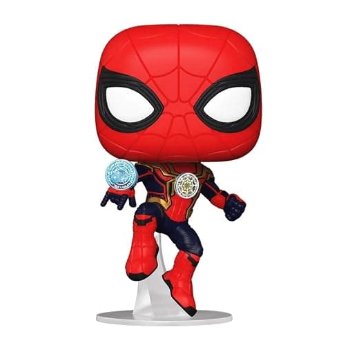 Stan Lee Spiderman Integrated Suit #913 Facsimile Signed Reprint Laser Autographed Funko POP! Movies Marvel No Way Home Figurine with Protector Case thumbnail 2