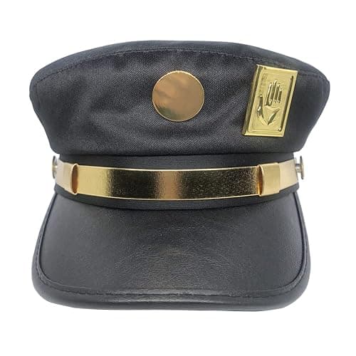 Shopular Cap Hat Star Platinum Metal Golden Badges Cosplay Costumes Prop Anime Merch thumbnail 2