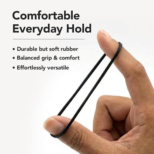 ANNIE 1000 Black Mini Rubber Bands – 1/2″ Durable Elastic Hair & Braiding Bands (Secure, Stretchy, Strong) thumbnail 2