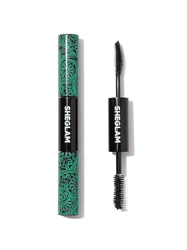 SHEGLAM 2 In 1 Black Volume and Length Waterproof Mascara Long Lasting Dual-Ended Tubing Eye Makeup - Image 1