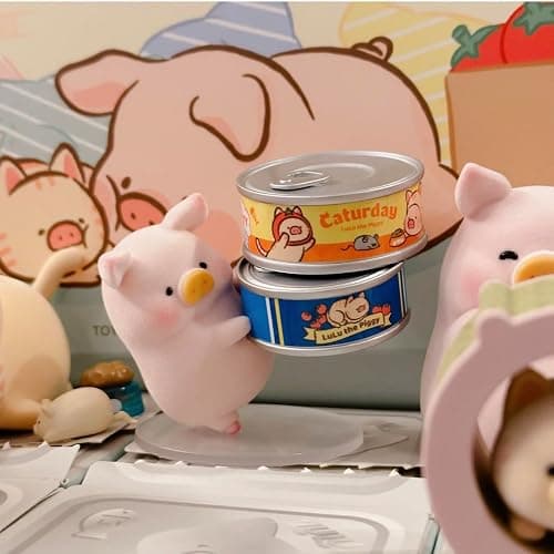 maidimiao Lulu The Piggy Cat ur Day Caturday Series 1PC Cute Pig Blind Box Figures Collectible Toys Birthday Gift thumbnail 3