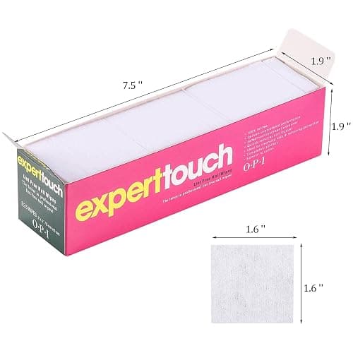 Lint Free Nail Wipes Nail Art Gel Polish Remover Cotton Pads 4 Boxes (1300 Pieces) thumbnail 3