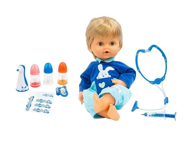 Cicciobello Bua Interactive Doll with Accessories, Toys for Children 2 Years, with Care Accessories such as Thermometer and Stethoscope, Use the Pacifier to Make It Stop Crying! thumbnail 4
