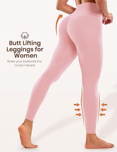 Laite Hebe Leggings for Women - High Waisted Full Length Buttery Soft Yoga Pants for Workout Athletic Daily thumbnail 4