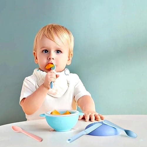 ChaLeeMoo12Pcs Plastic Kids Forks and Spoons Set, Reusable Toddler Utensils Assorted Colors Kids Silverware Set for School Lunch Box Camping Travel, Also for Adult to Use, BPA Free Dishwasher Safe thumbnail 2
