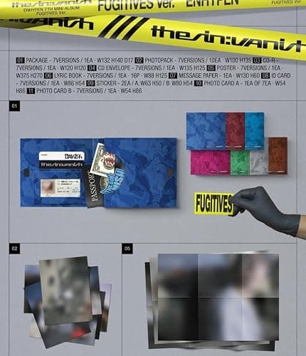 EN-HYPEN THE SIN : VANISH 7th Mini Album [FUGITIVES ver.] (NI-KI ver.) thumbnail 2