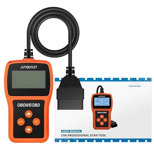 AUTOUTLET OBD2 Diagnosegerät, Auto OBD2 Scanner Codeleser OBD2 EOBD Motor Fehlercodeleser Scanner mit DTC-Definition, 10 Sprachen, Spannungserkennung und -überwachung, KFZ-Fehlercode-Lesegerät thumbnail 8