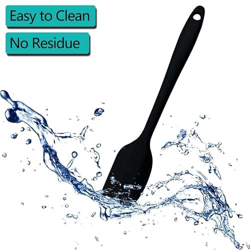 Silicone Spatula, Premium 2-Pack Kitchen Set: Heat-Resistant Silicone Utensils with Reinforced Steel Core - Includes Both Small and Large Sizes for All Your Cooking Needs thumbnail 3
