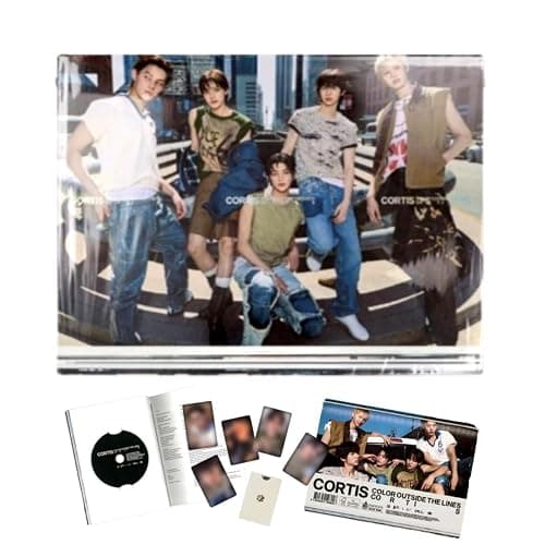 CORTIS COLOR OUTSIDE THE LINES Album (Scene 2 Ver.) Photobook + CD + Photocard + Film Sheet (GO!) - Image 1