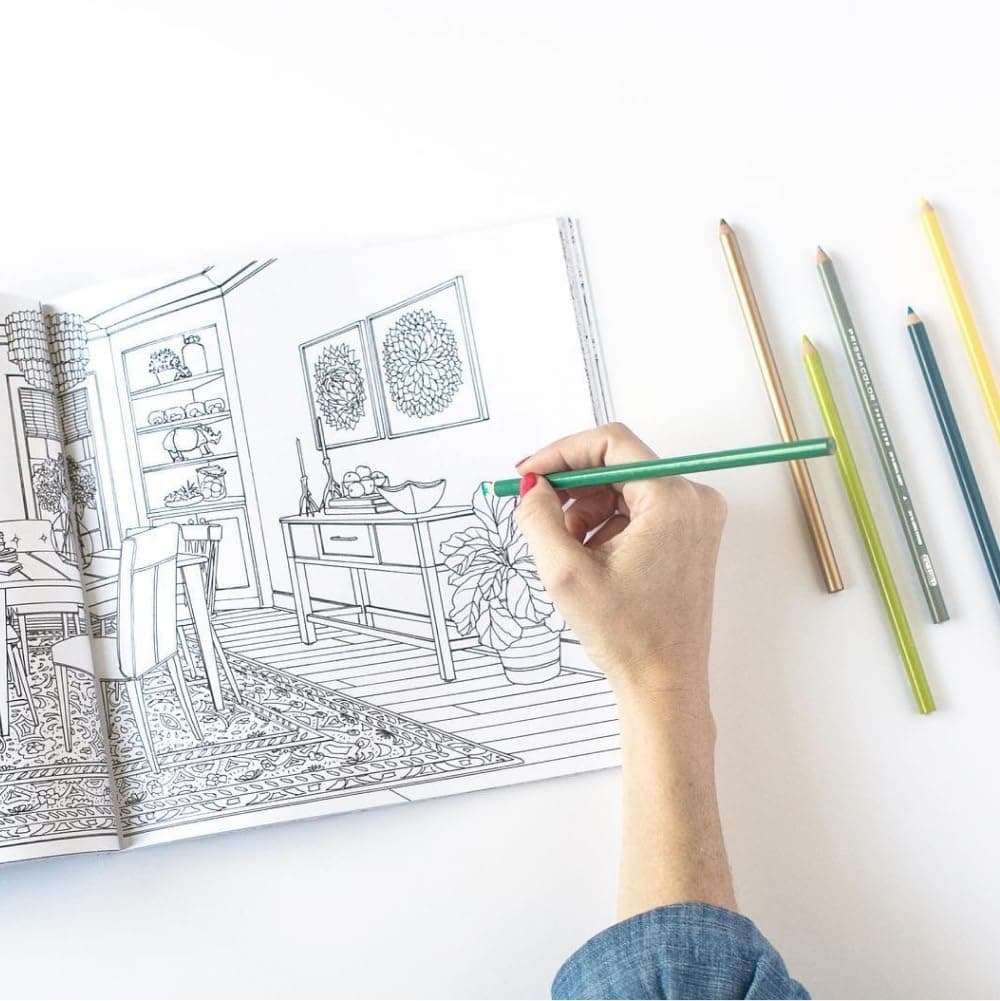 Color At Home: A Young House Love Coloring Book thumbnail 5