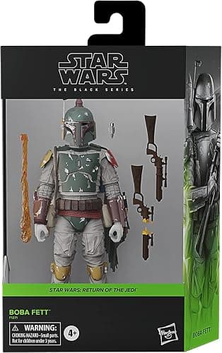 STAR WARS The Black Series Boba Fett 6-Inch-Scale Return of The Jedi Collectible Deluxe Action Figure for Kids Ages 4 and Up thumbnail 6