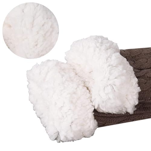 Jeasona Women’s Fuzzy Slipper Socks with Grippers Gifts for Women Warm Cozy thumbnail 3