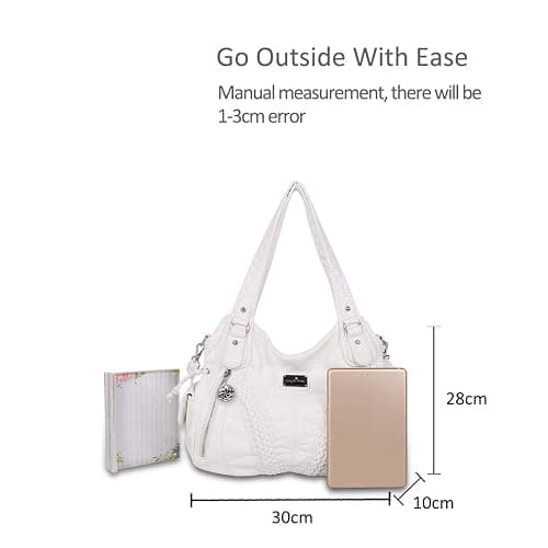 NICOLE & DORIS Woman Shoulder Bag Casual Crossbody Bag Shopper Soft PU Leather Handbag for Ladies Fashion Hobo Bag Large Capacity Tote Bag thumbnail 6
