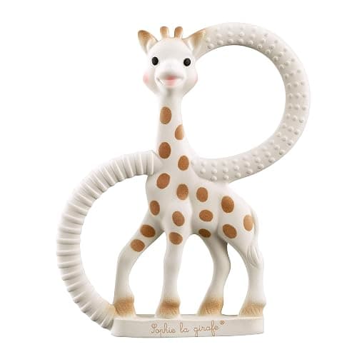 Sophie la girafe Teething Ring | Made from Natural Rubber | Designed for Teething Babies | Awaken All 5 Senses | Easy to Clean thumbnail 4