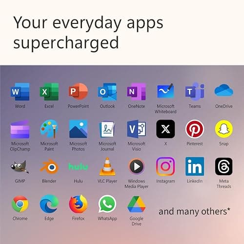 Microsoft Surface Laptop (2024), Windows 11 Copilot+ PC, 13.8" Touchscreen Display, Snapdragon X Elite (12 core), 16GB RAM, 1TB SSD Storage, Sapphire thumbnail 3