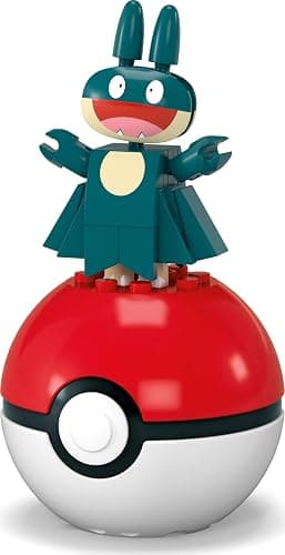 MEGA Pokemon Building Toys Set Trainer 8 Pack with 189 Pieces, 8 Articulated and Poseable Characters, 2 Inches Tall, for Kids thumbnail 5