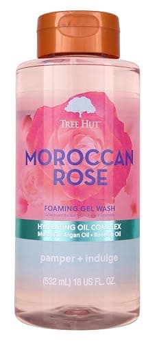 Tree Hut Moroccan Rose Nourishing & Moisturizing Foaming Gel Wash, 18 oz., Hydrating - Image 1