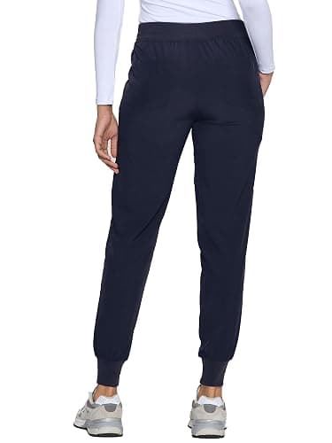 COZYFIT Womens Scrub Pants - Soft Stretch Yoga Style with 5 Pockets, Slim Fit Jogger Scrubs Pants for Women thumbnail 3