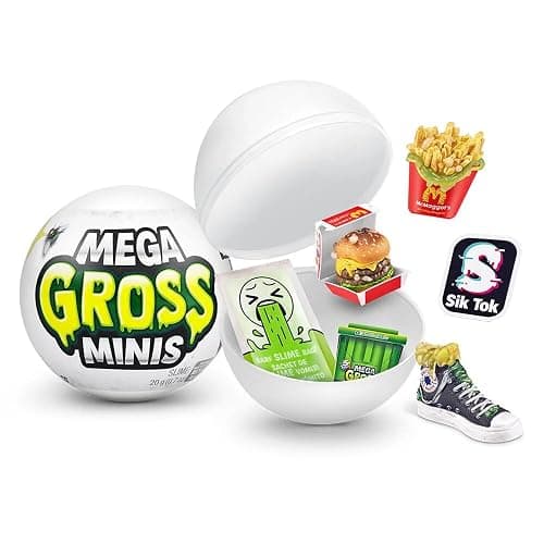 ZURU 5 Surprise Mega Gross Minis Mystery Pack [5 Grossest Surprise Miniature Toys Ever!], Green, (AZT77355GQ2) thumbnail 2