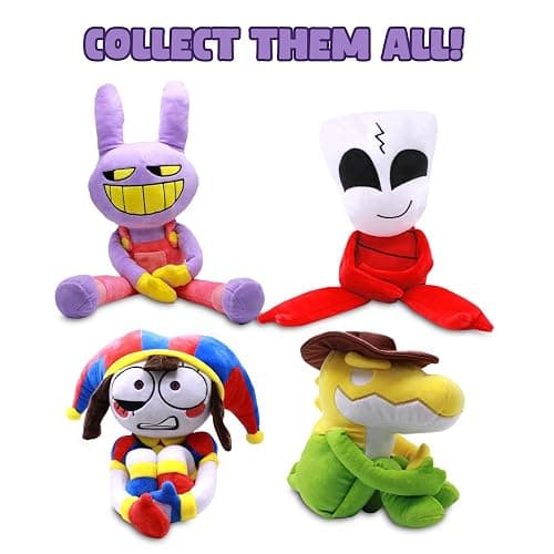 Just Toys – The Amazing Digital Circus Jax Plush 10 Inch Collectible | Officially Licensed 10-inch ultra-soft plush. Collect all 4 TADC characters thumbnail 7