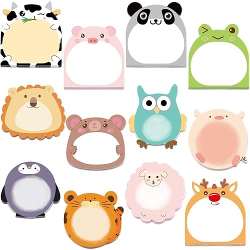 Fancy Land 24 Pads Cute Sticky Notes Animal Sticky Notes for Teachers Classrooms 720 Sheets Memo Pads Page Markers Flags Teacher Appreciation Nurse End of Year Graduation Gift Home Office Supplies thumbnail 4