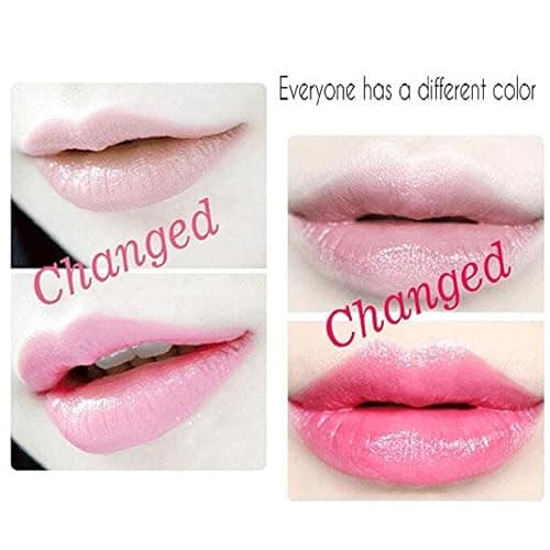 firstfly Pack of 6 Crystal Flower Jelly Lipstick, Long Lasting Nutritious Lip Balm Lips Moisturizer Magic Temperature Color Change Lip Gloss (Pink) thumbnail 5