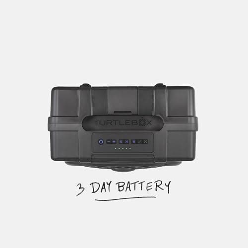 Turtlebox Original Gen 3: Portable Outdoor Bluetooth Speaker – Ultra-Loud (120dB), Waterproof (IP67), Rugged, Impact-Resistant, 3-Day Battery | Party Mode: Unlimited Pairing Stereo, Gray/Pink thumbnail 5