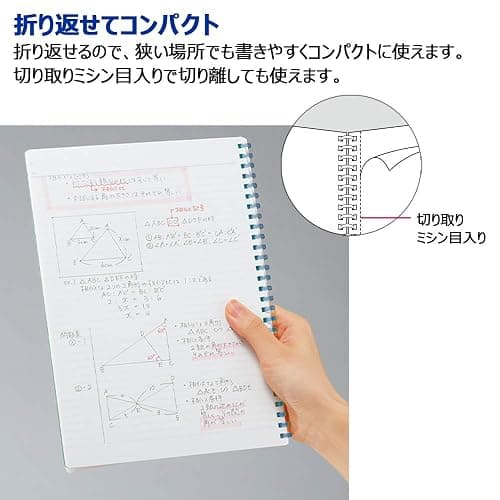 KOKUYO Campus Soft Ring Notebook, A5, B 6mm Dot Ruled, 29 Lines, 50 Sheets, Pink, Set of 2, Japan Import (SU-S131BT-P) thumbnail 5