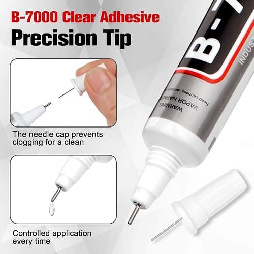 10 PCS 15ml B7000 Glue Clear with Precision Tip, Rhinestone Glue for Nail, Craft Glues, Jewelry Glues, Jewelry Making, Nail Art, DIY, Makeup, Shoes thumbnail 3