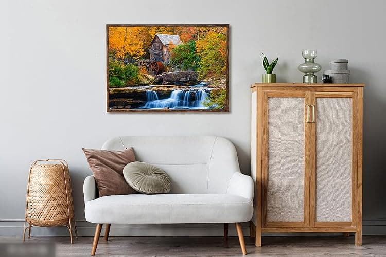 2 Pack 1000 Pieces for Jigsaw Puzzles for Adults, Fall Autumn Nature Landscape Scene Challenging Puzzle Perfect for Family Activity Game Nights Gifts(Glade Creek Gristmill & Blue Ridge Parkway) thumbnail 5