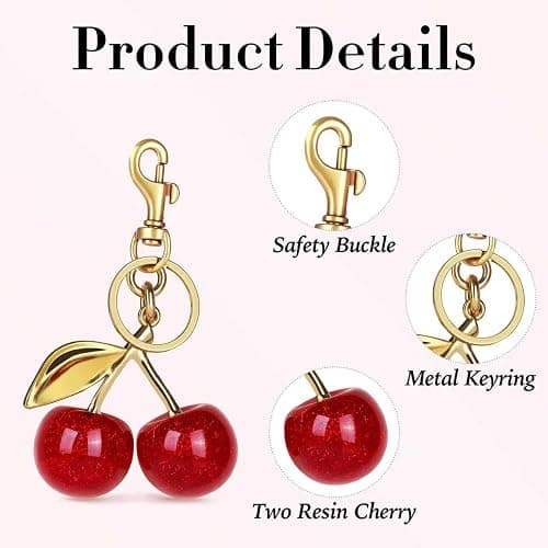 OVRUNS Bag Charm Purse Charm for Handbag Cute Keychain Accessories Gift for Women thumbnail 2