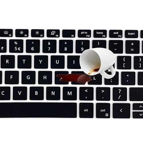Keyboard Cover for Dell Inspiron 14 5410 5415 5418 5420 5425 5430 7415 7420 7425 7430 7435, Dell Inspiron 16 5620 5625 5630 7620 7630, Inspiron 13 5310, Latitude 3320 3420 Keyboard Skin -Black thumbnail 6
