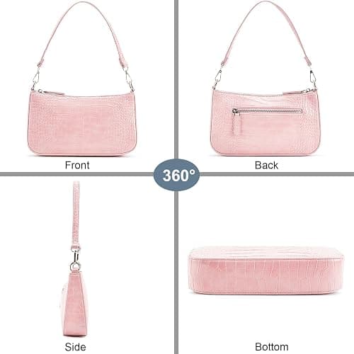 NIUEIMEE ZHOU Small Shoulder bag with 2 Removable Straps Cross Body Clutch Purse Handbag for Women thumbnail 6