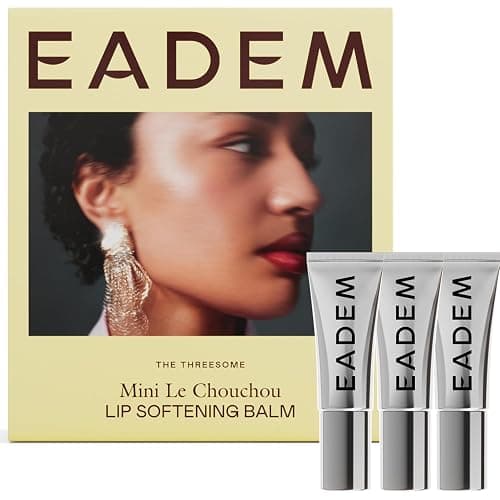 EADEM The Threesome: Three Mini Le Chouchou Lip Softening Balms, Lip Gloss for Women, Lip Plumper & Lip Mask, Overnight Hydrating & Moisturizing Luxury Lip Balm - Image 1