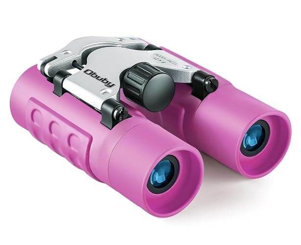 Obuby Real Binoculars for Kids Gifts for 3-12 Years Boys Girls 8x21 High-Resolution Optics Compact Toy Binocular for Bird Watching,Travel, Camping - Image 1