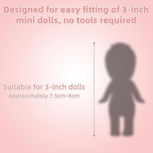 10 Sets Doll Outfits for 3 Inch/7.5-8cm Doll Pack, Mini Toys Clothes Pack with Tops & Skirts & Accessories Mini Figure Costume Clothing for Collector Display and Decoration thumbnail 3