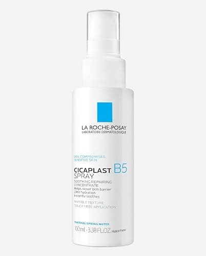 La Roche-Posay Cicaplast B5 Spray, Face Mist for Skin Barrier Repair 3.38oz | Soothing touch-free face & body spray with panthenol and centella asiatica. Sensitive skin, dermatologist tested. thumbnail 11