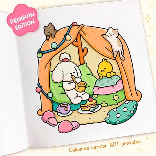 Cozy Friends: A relaxing cosy colouring book, from the bestselling author (Coco Wyo) thumbnail 4