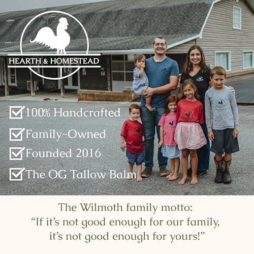 Hearth and Homestead: Handmade Whipped Tallow Balm (Unscented/Herb-Infused) - Organic Body Butter with Infused Olive Oil, for Eczema, Rosacea, Baby - 1.3 oz thumbnail 6