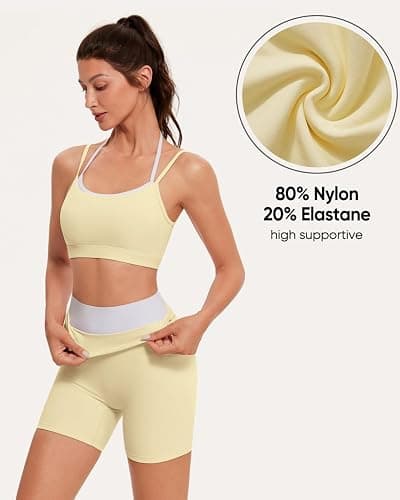 Butter Yellow Workout sets thumbnail 3