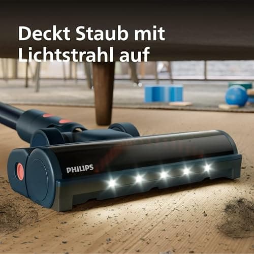 Philips SpeedPro Max Kabelloser Staubsauger 5000 Series, Tierhaar-Düse, Leistungsstarke Saugkraft, 60 Min. Laufzeit, Düse mit LED-Beleuchtung, Aqua-Modul, Fugendüse & Kombidüse (XC5142/01) thumbnail 5